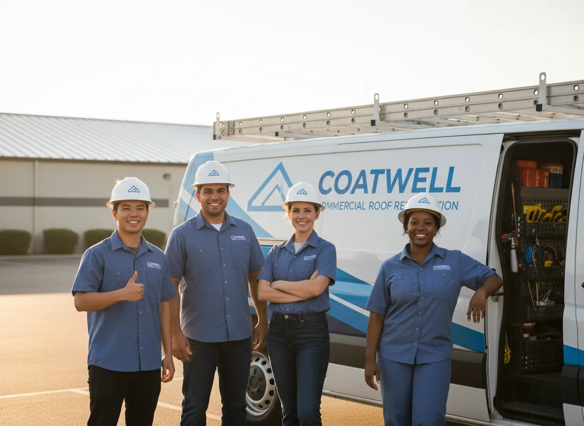 Commercial roof coating company in Truesdale, IA